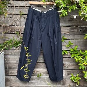 Scotch & Soda Woman’s Navy pleated ‘Mila’ trouser: Size 32